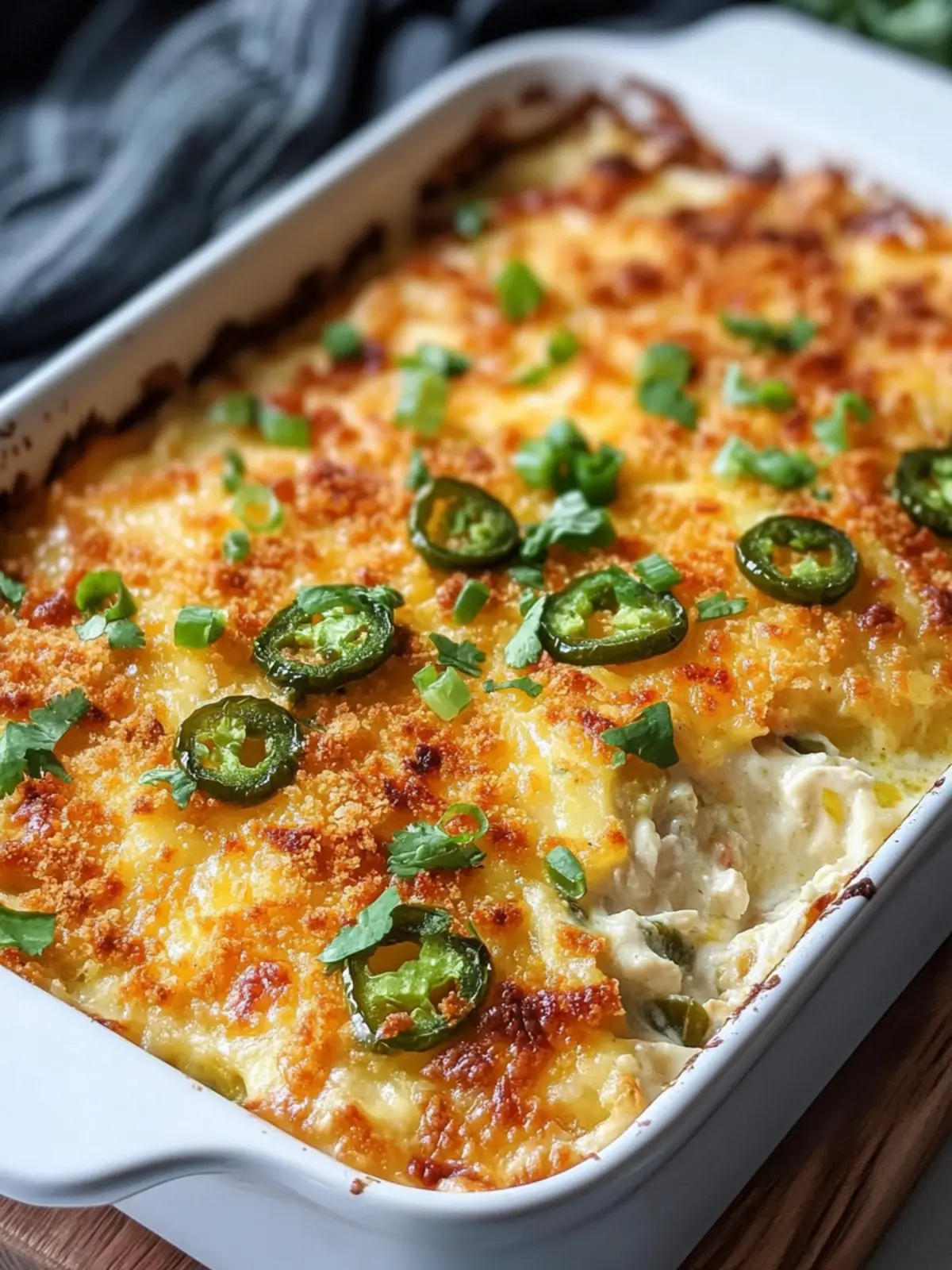 Creamy Keto Jalapeno Popper Chicken Casserole