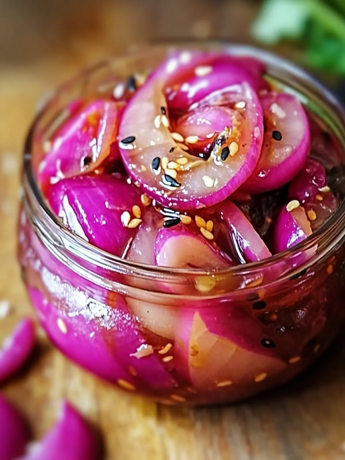 Tangy Asian Style Pickled Onions
