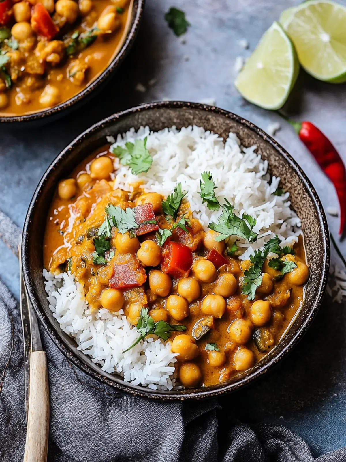 Jamaican-Style Vegan Chickpea Curry