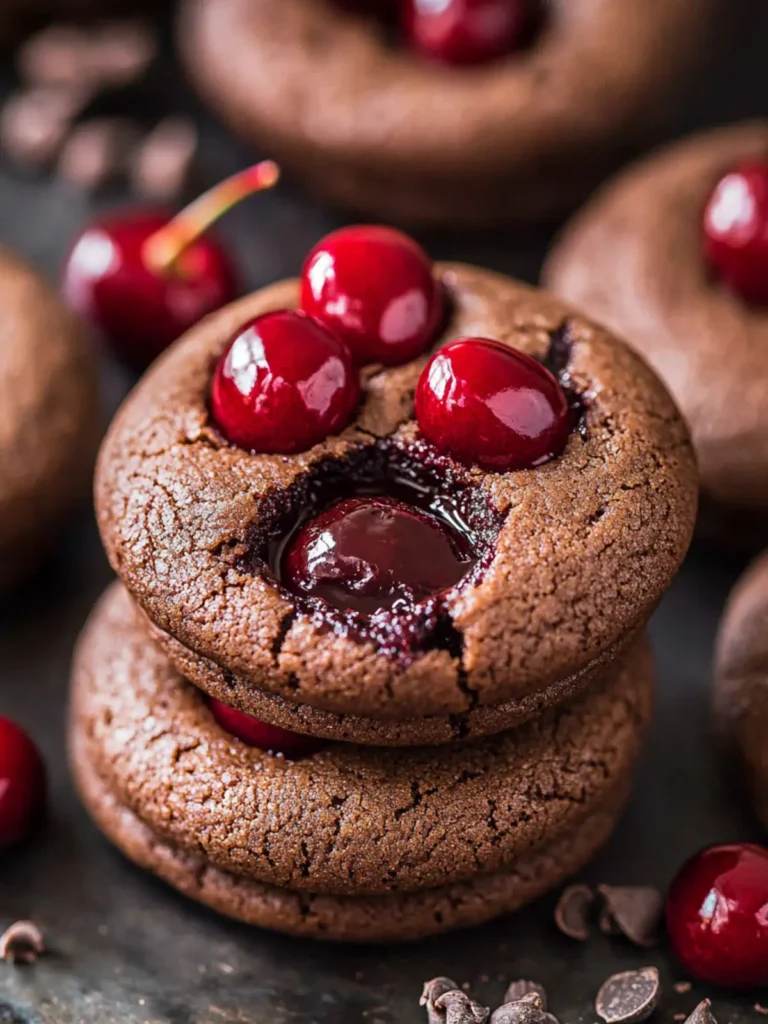 Chocolate Cherry Cookies