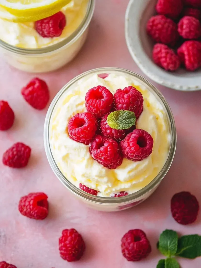 Lemon Raspberry Fluff