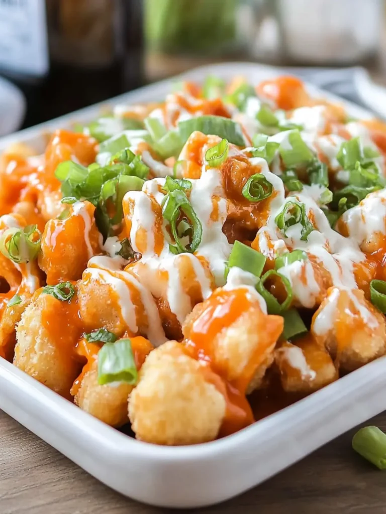 Buffalo Chicken Totchos