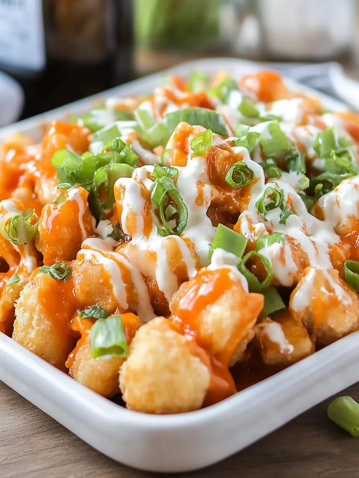 Buffalo Chicken Totchos