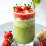 Iced Strawberry Matcha Latte