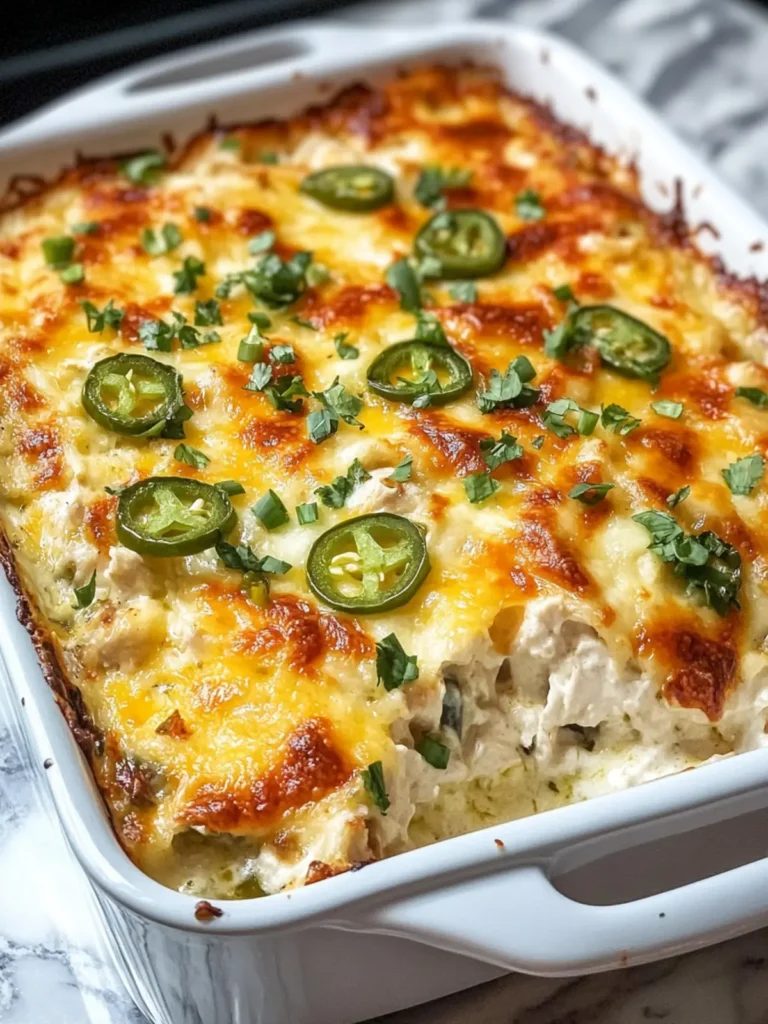 Creamy Keto Jalapeno Popper Chicken Casserole