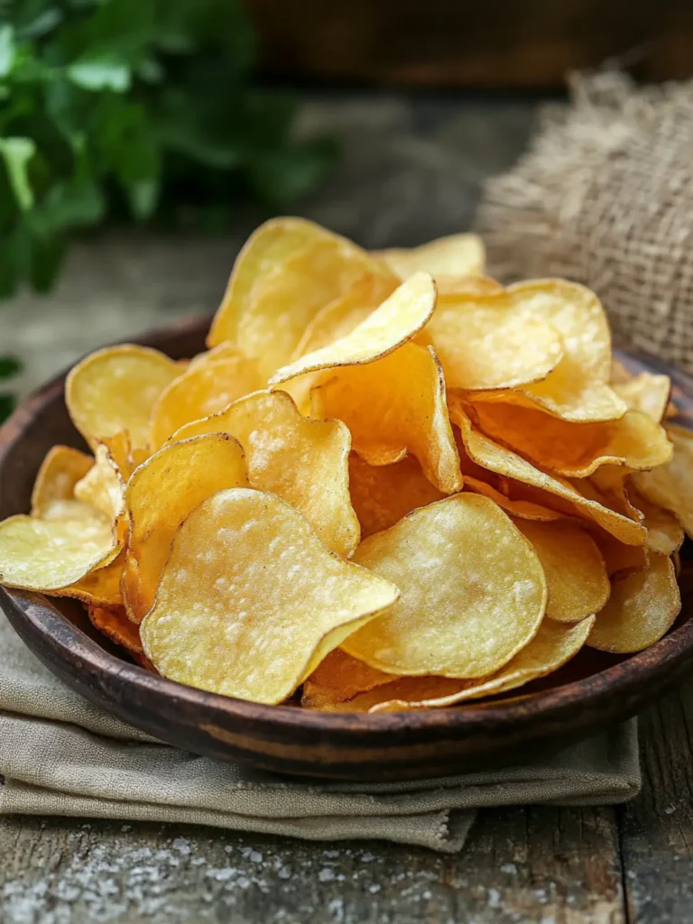 Homemade Crispy Potato Chips
