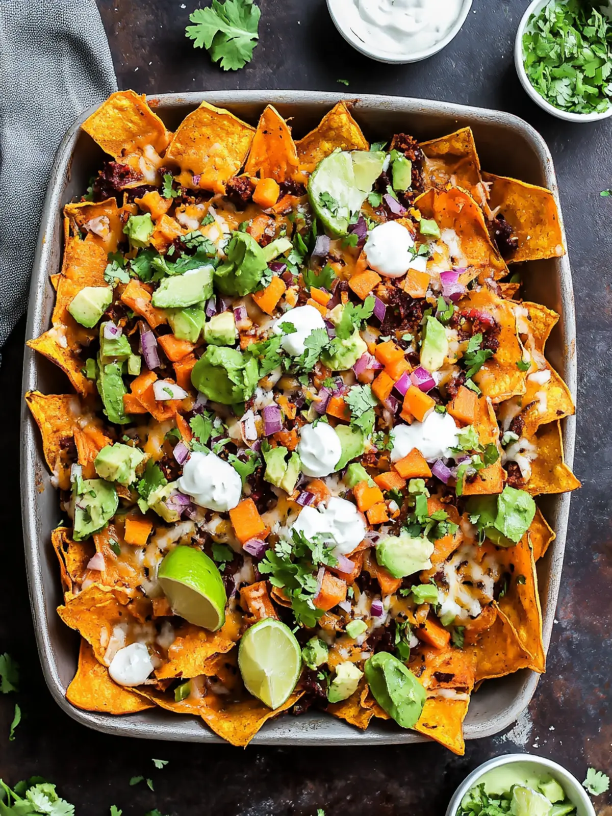 Crispy Sweet Potato Nachos