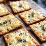 Herb-Infused Keto Cheese Crackers