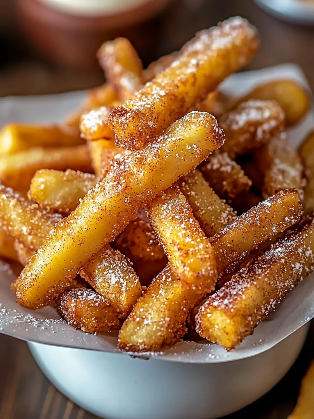 Crispy Baked Cinnamon Apple Fries