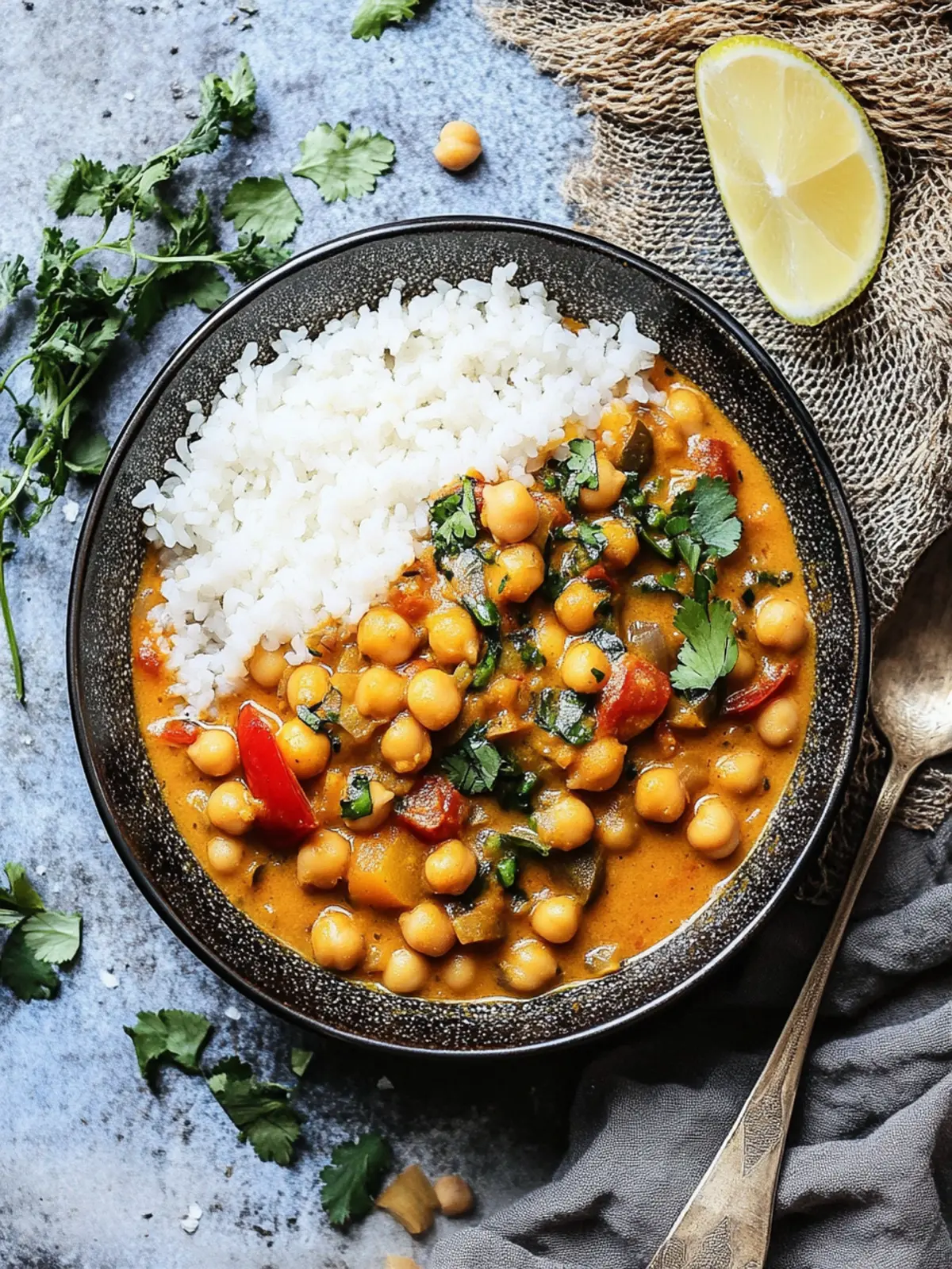 Jamaican-Style Vegan Chickpea Curry