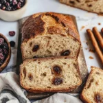 No knead cinnamon raisin bread