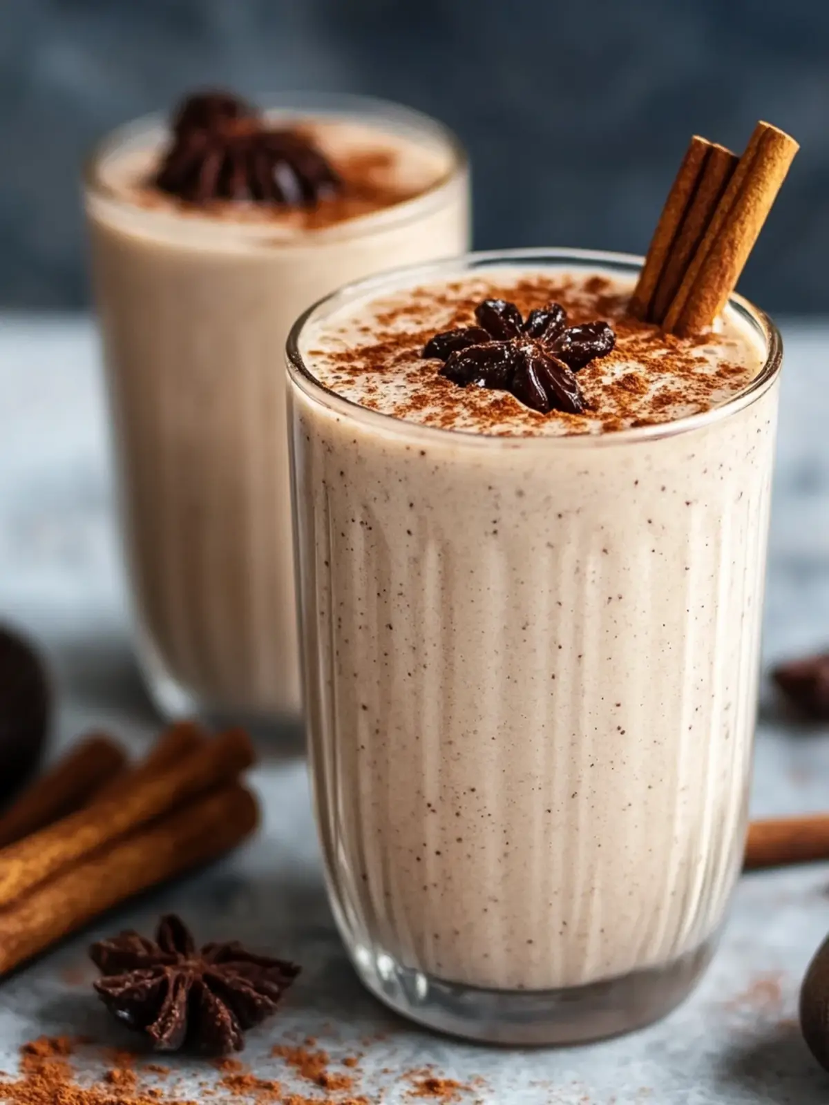 Snickerdoodle Tahini Date Smoothie