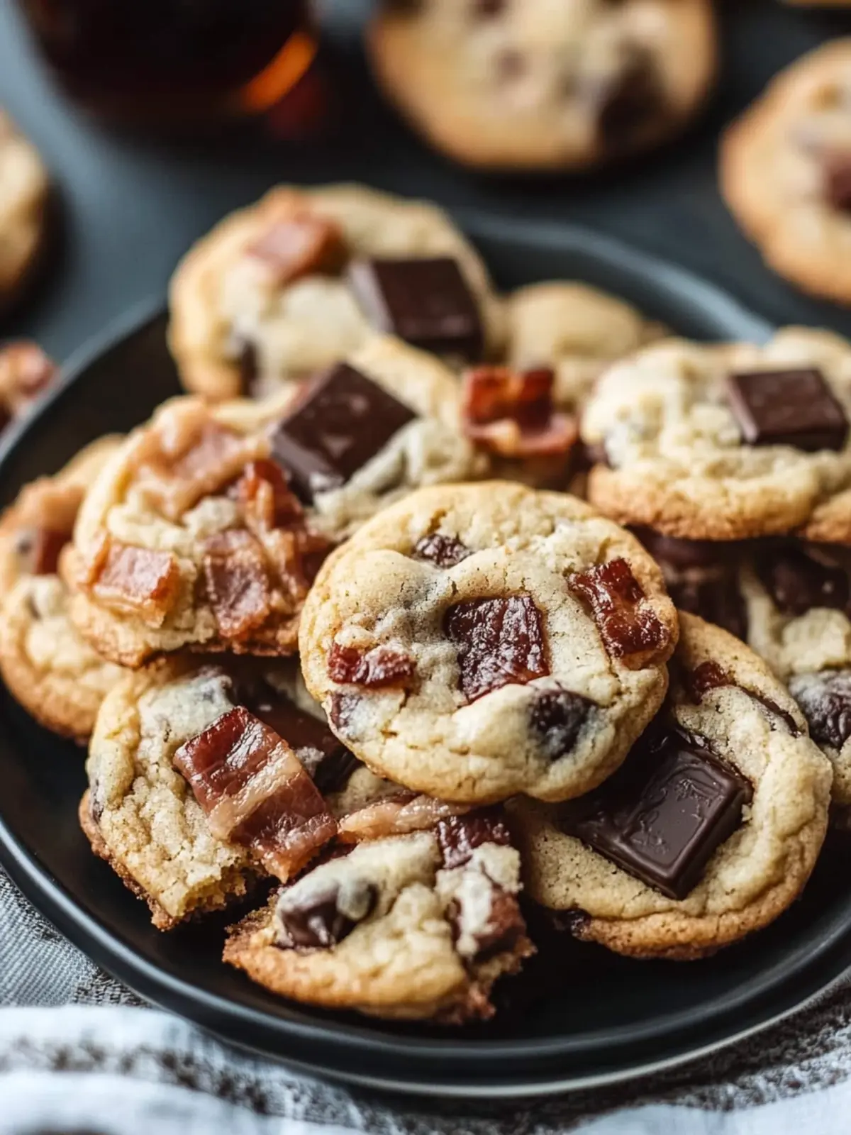 Bourbon Bacon Chocolate Chunk Cookies