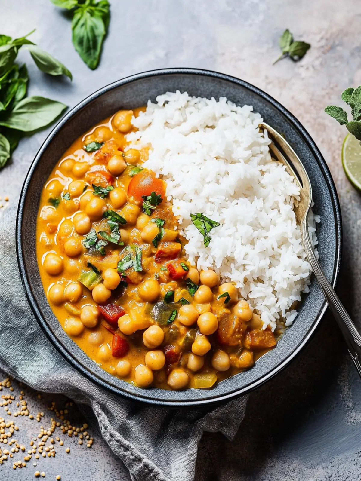 Jamaican-Style Vegan Chickpea Curry