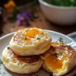 Breakfast Eggy Crumpets