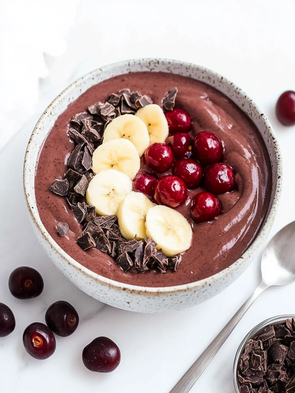 Chocolate Cherry Smoothie Bowl