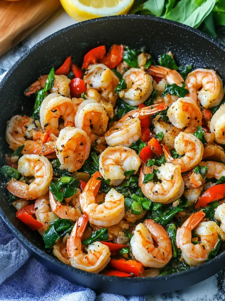 Mediterranean Shrimp Skillet