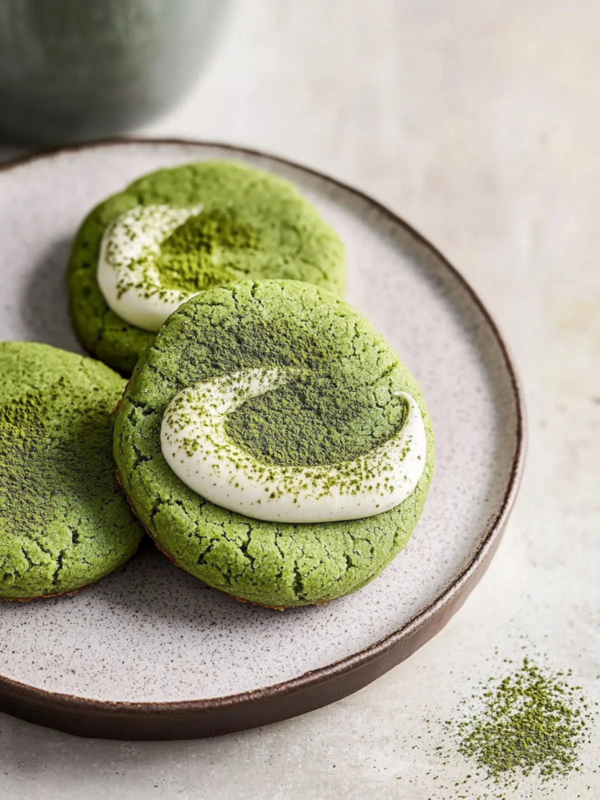 Matcha Latte Cookies