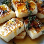 Honey-Glazed Halloumi with Thyme