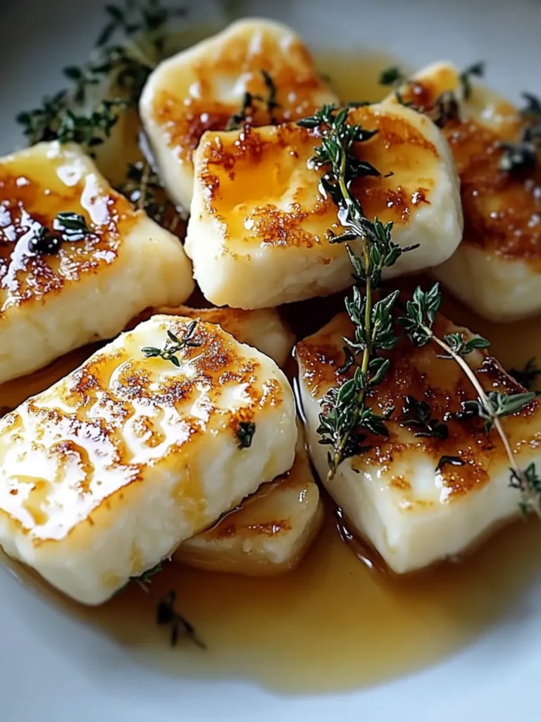 Honey-Glazed Halloumi with Thyme