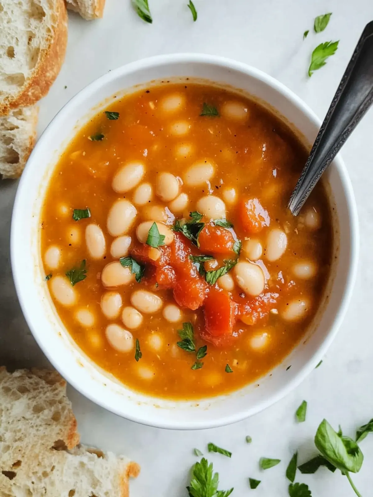 Fasolatha - White Bean And Tomato Soup