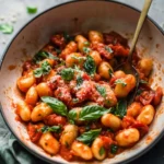 15 Minute Tomato Basil Gnocchi