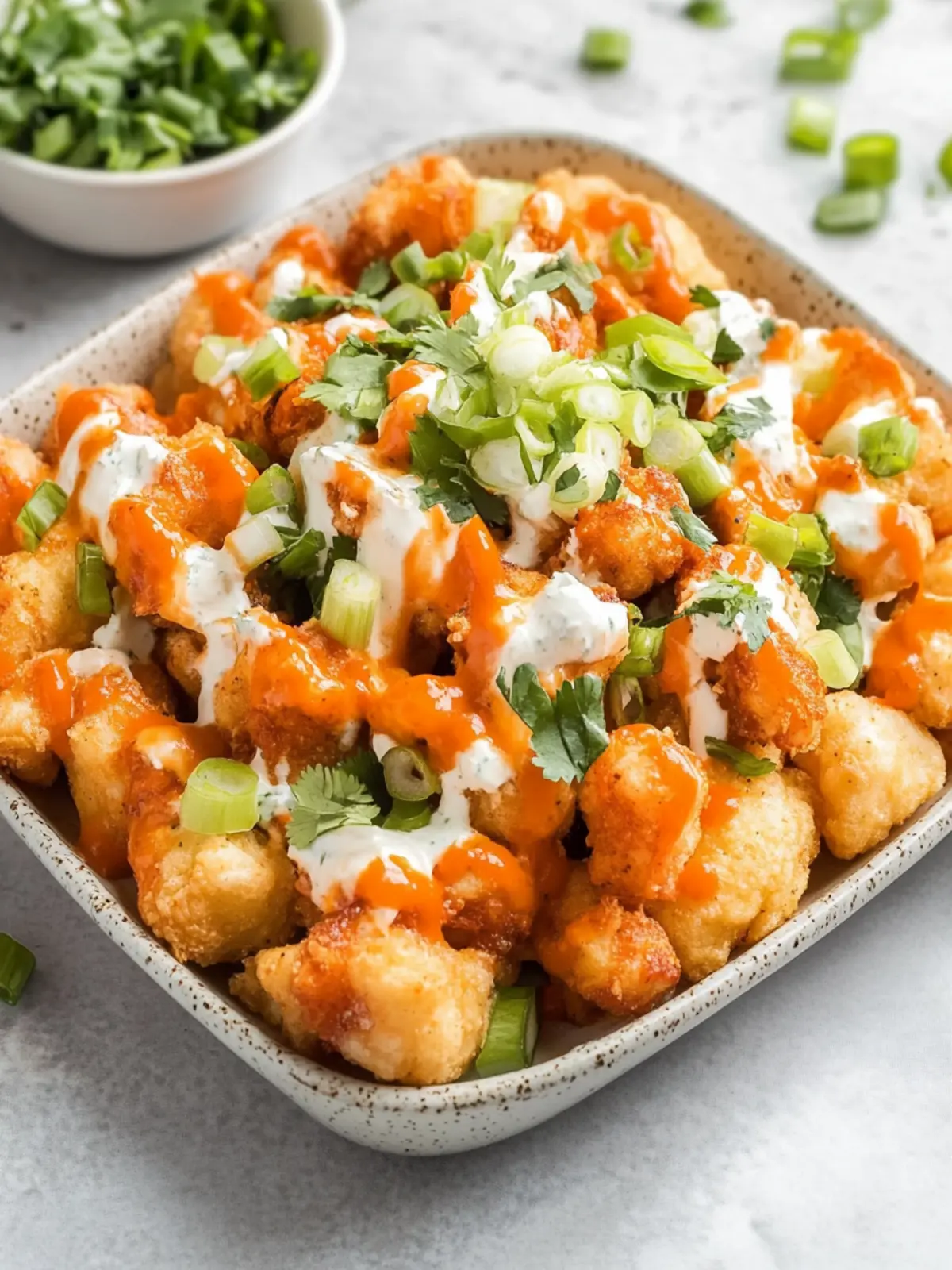 Buffalo Chicken Totchos