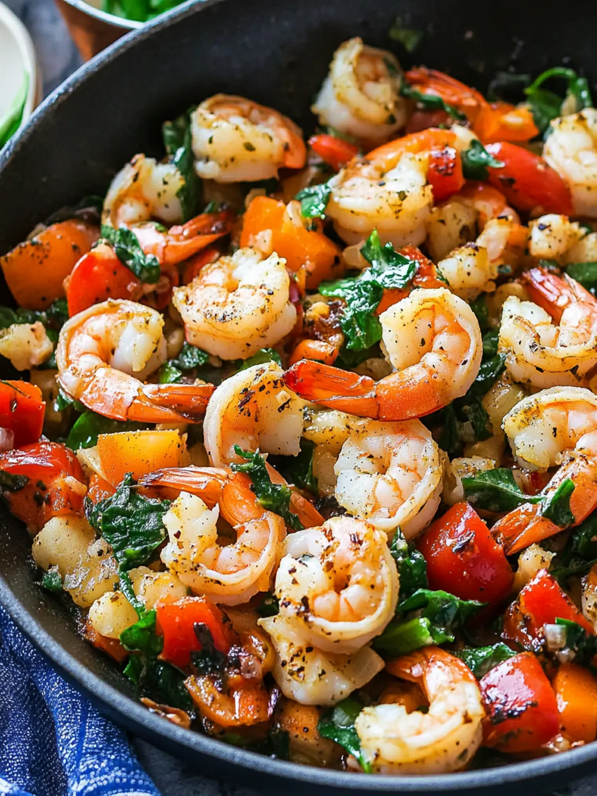 Mediterranean Shrimp Skillet