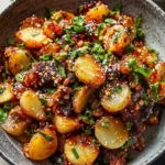 Crispy Gochujang Potato Salad