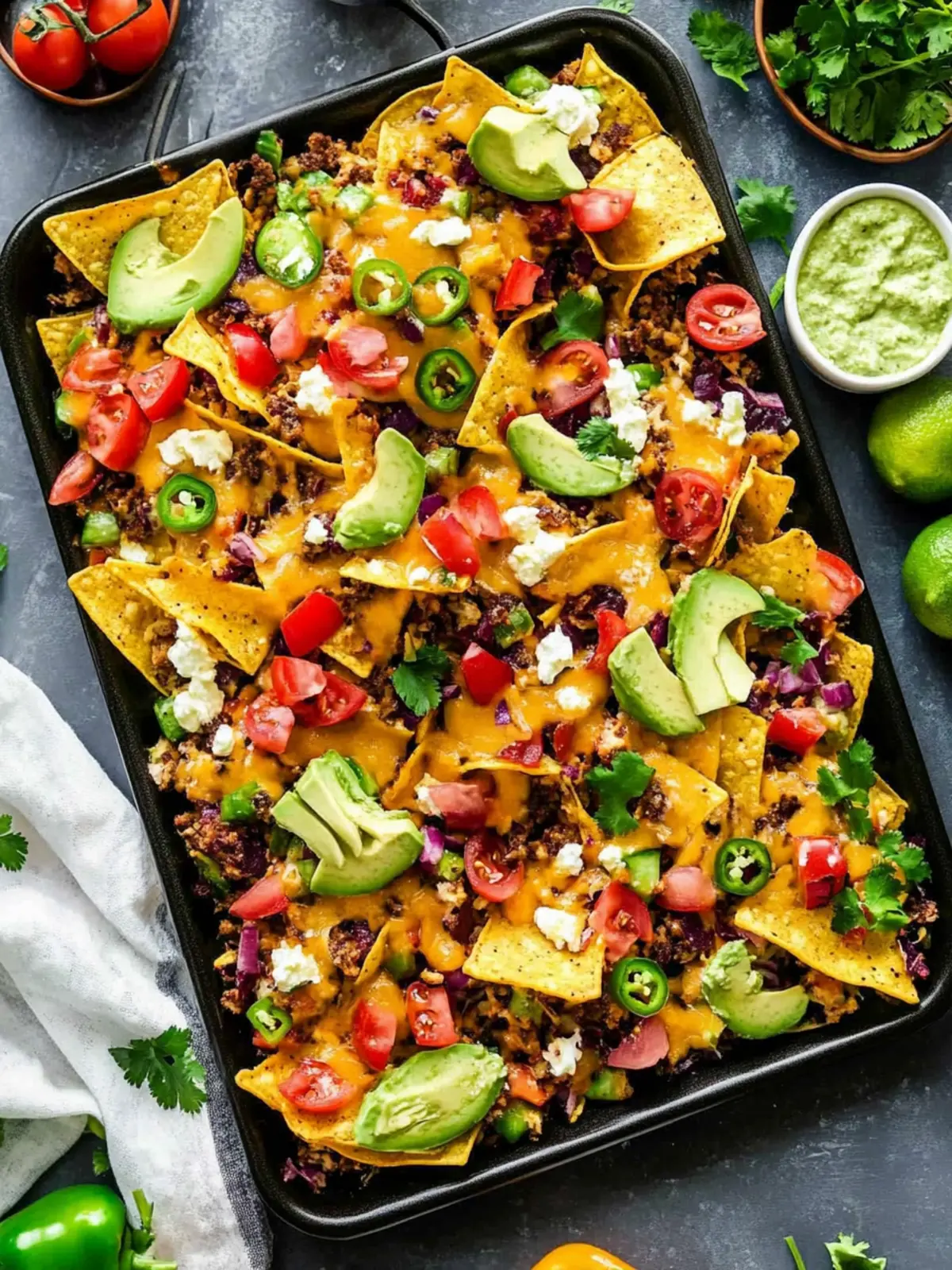 Vegan Sheet Pan Nachos