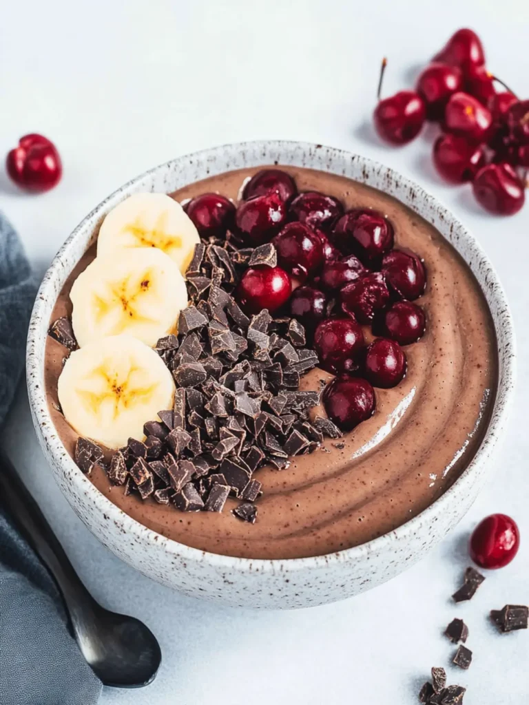 Chocolate Cherry Smoothie Bowl