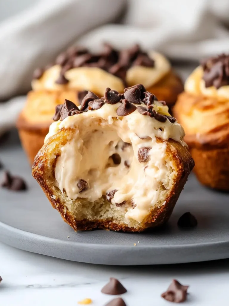 Easy Vegan Cruffin Recipe From Scratch with Cannoli Filling