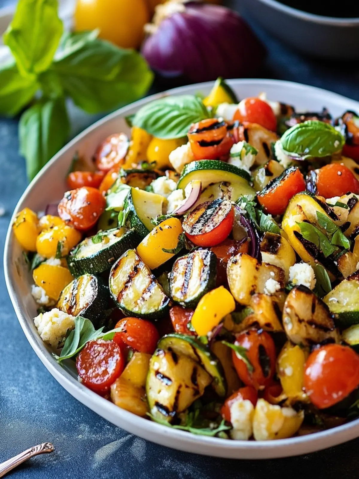Grilled Summer Vegetable Salad