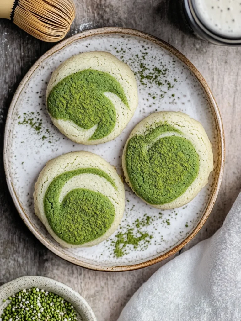 Matcha Latte Cookies