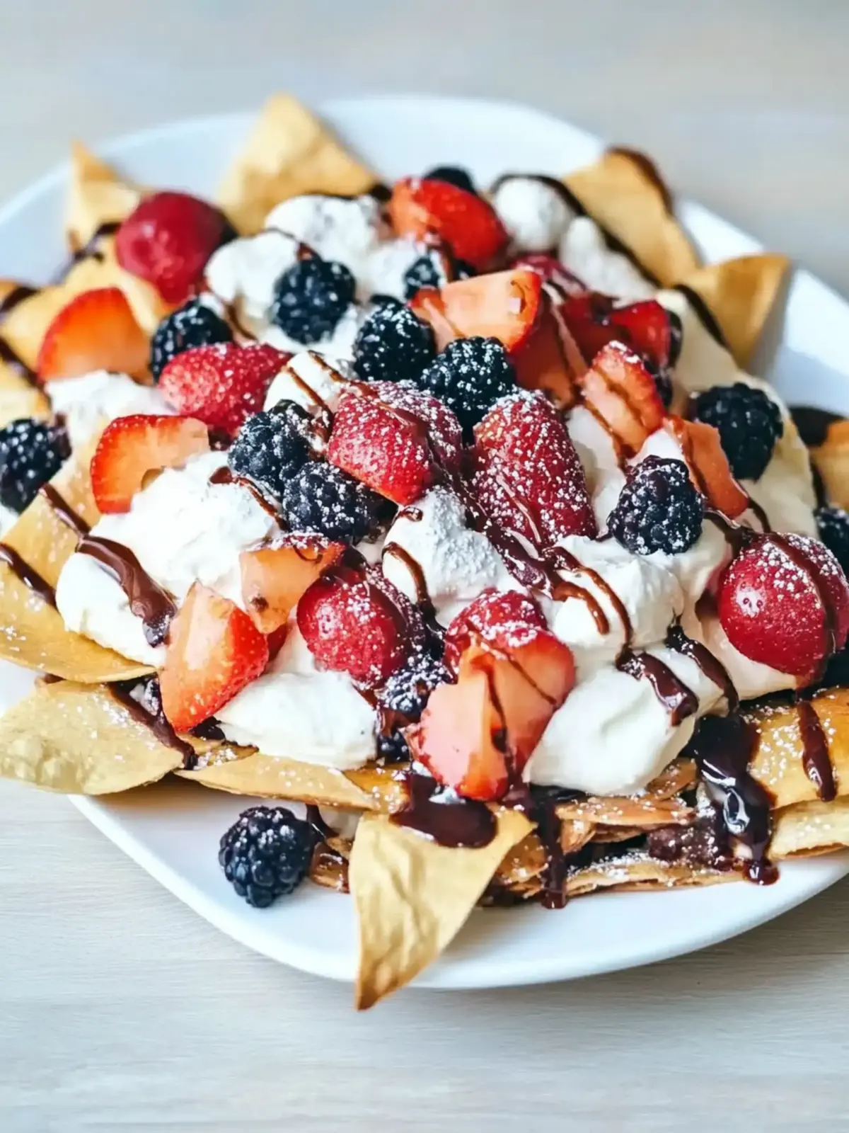 Super Simple Homemade Dessert Nachos