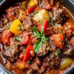 Slow Cooker Beef Cacciatore