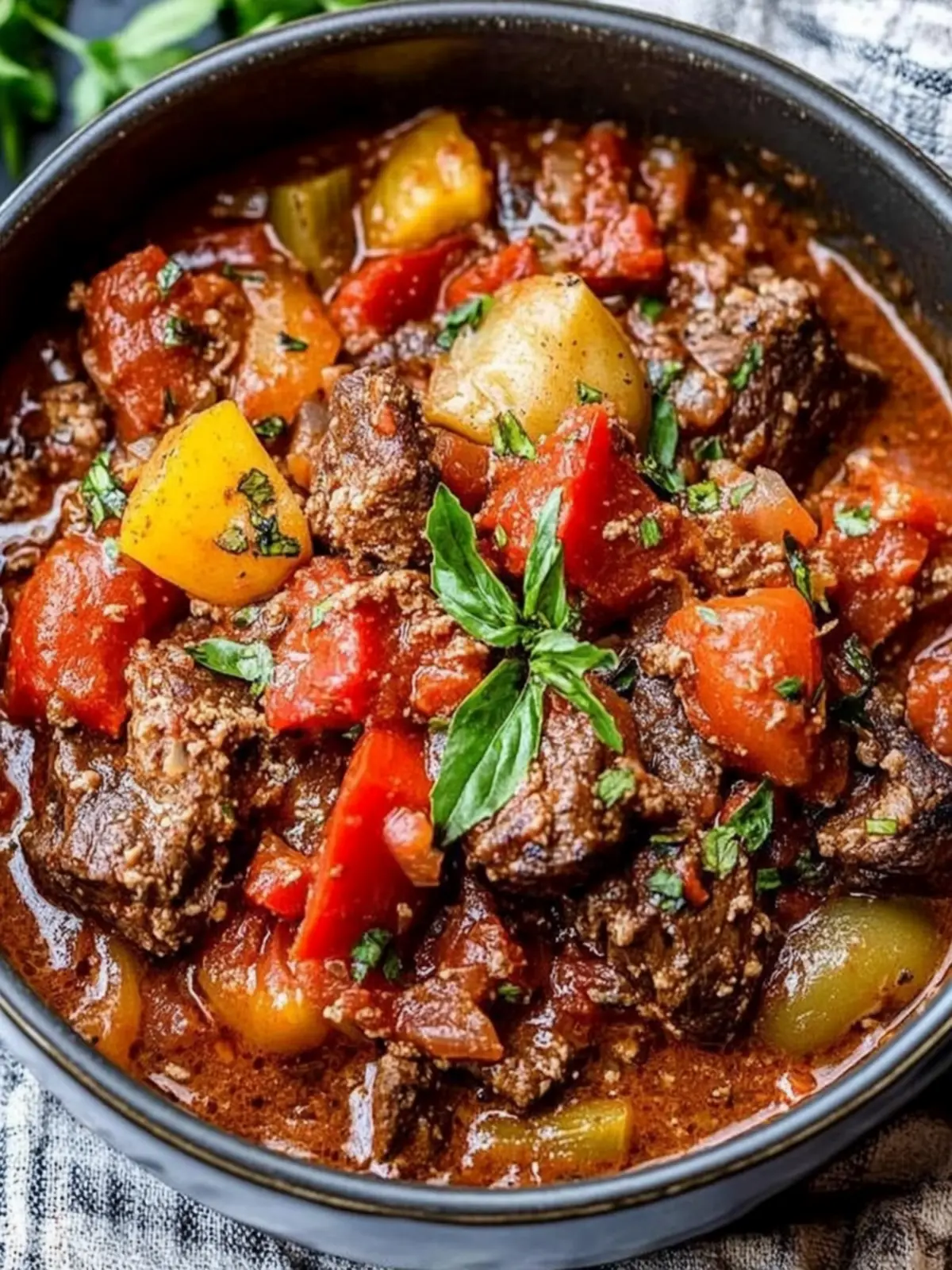 Slow Cooker Beef Cacciatore