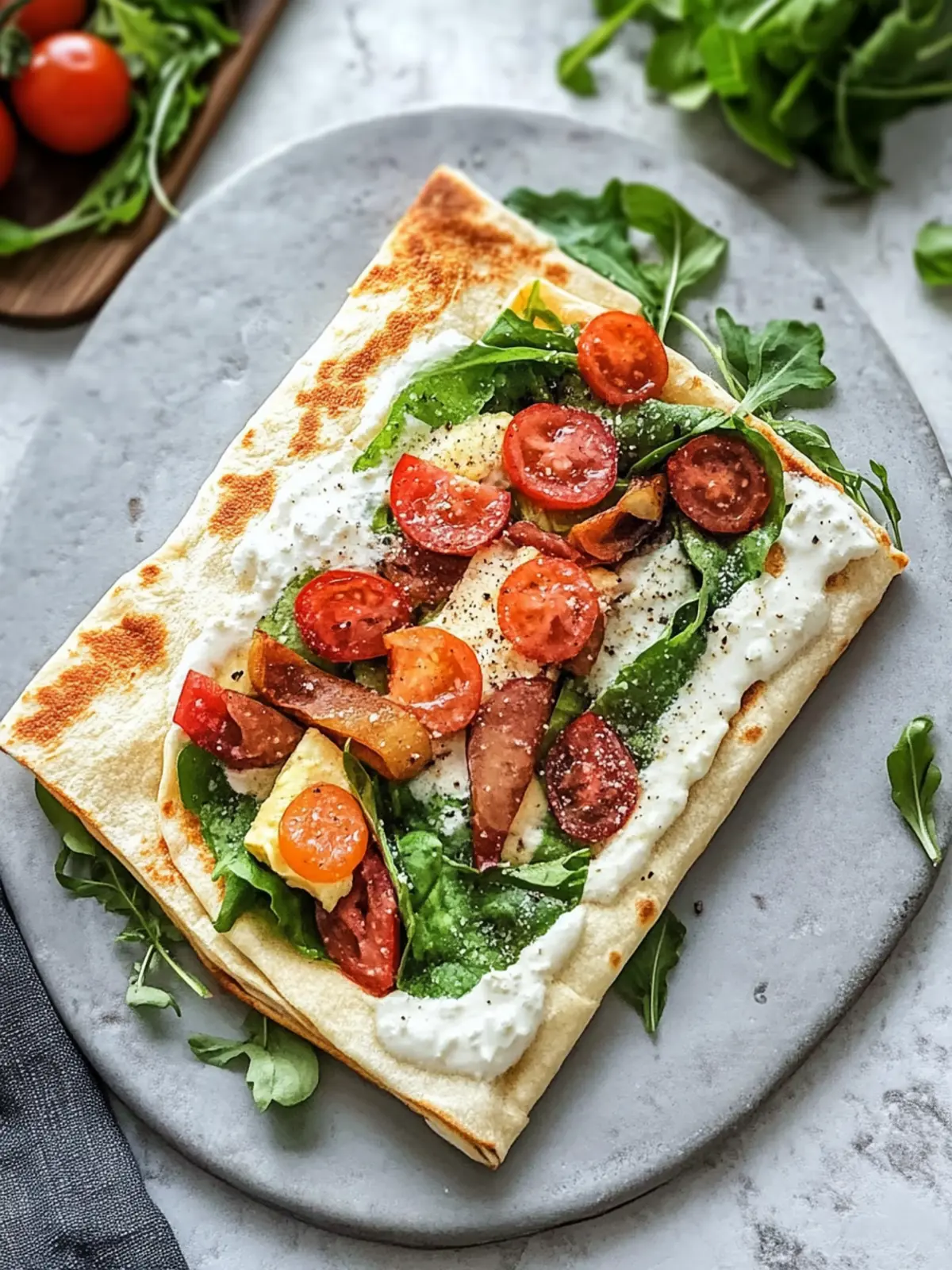 Cottage Cheese Wraps
