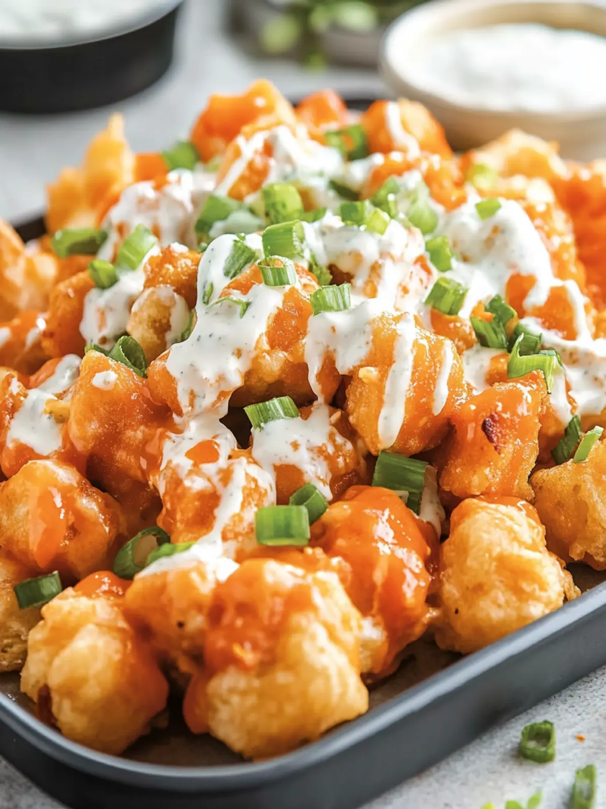 Buffalo Chicken Totchos