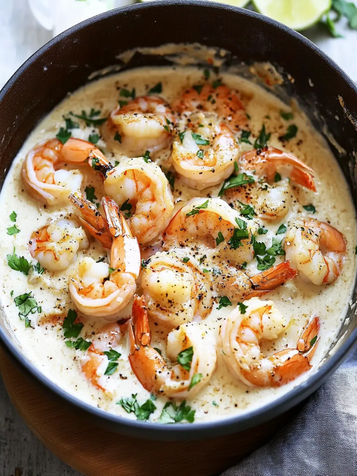 Garlic Shrimp in Coconut Milk