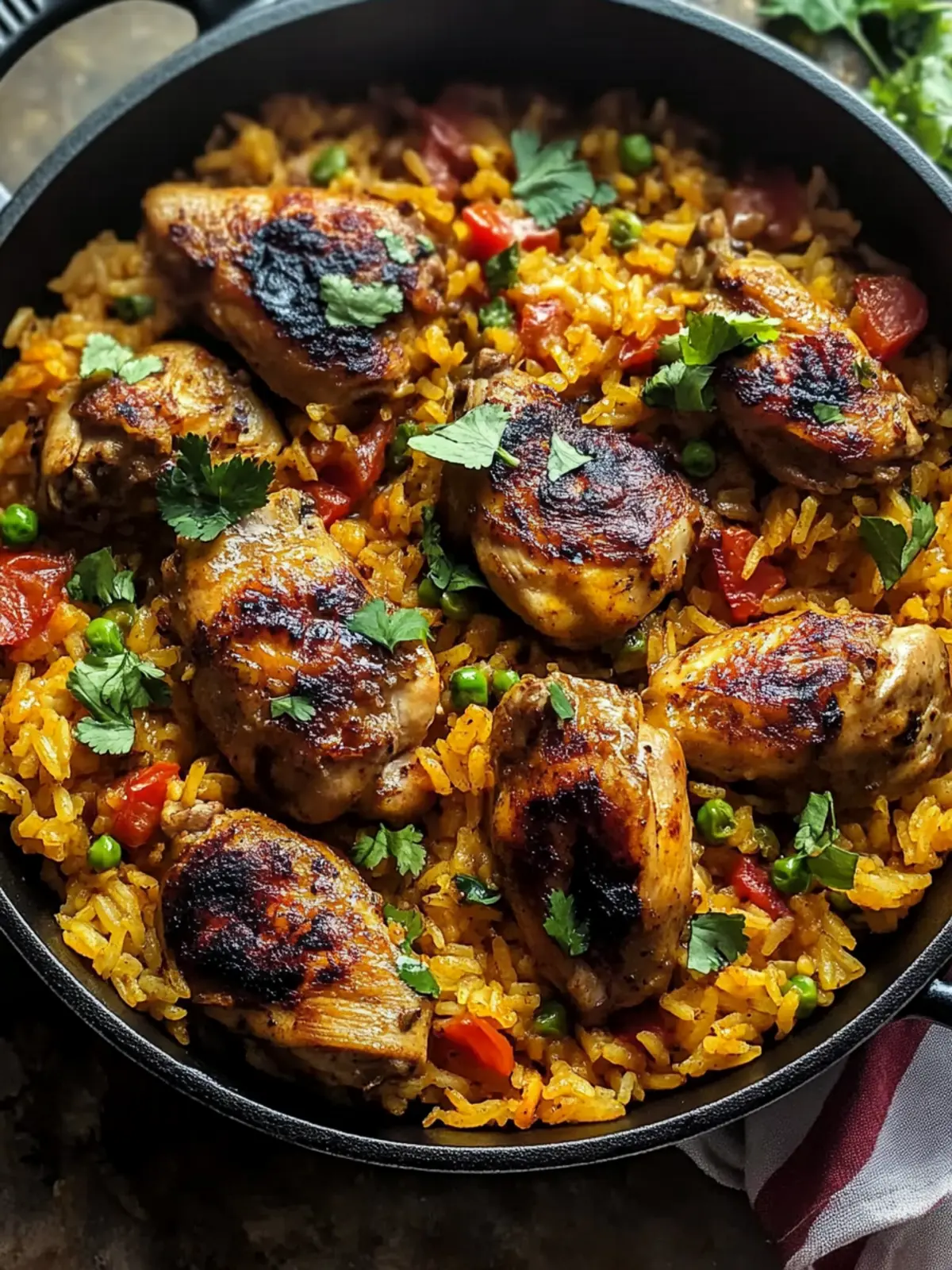 Flavorful Portuguese Chicken and Rice in One Pot Delight