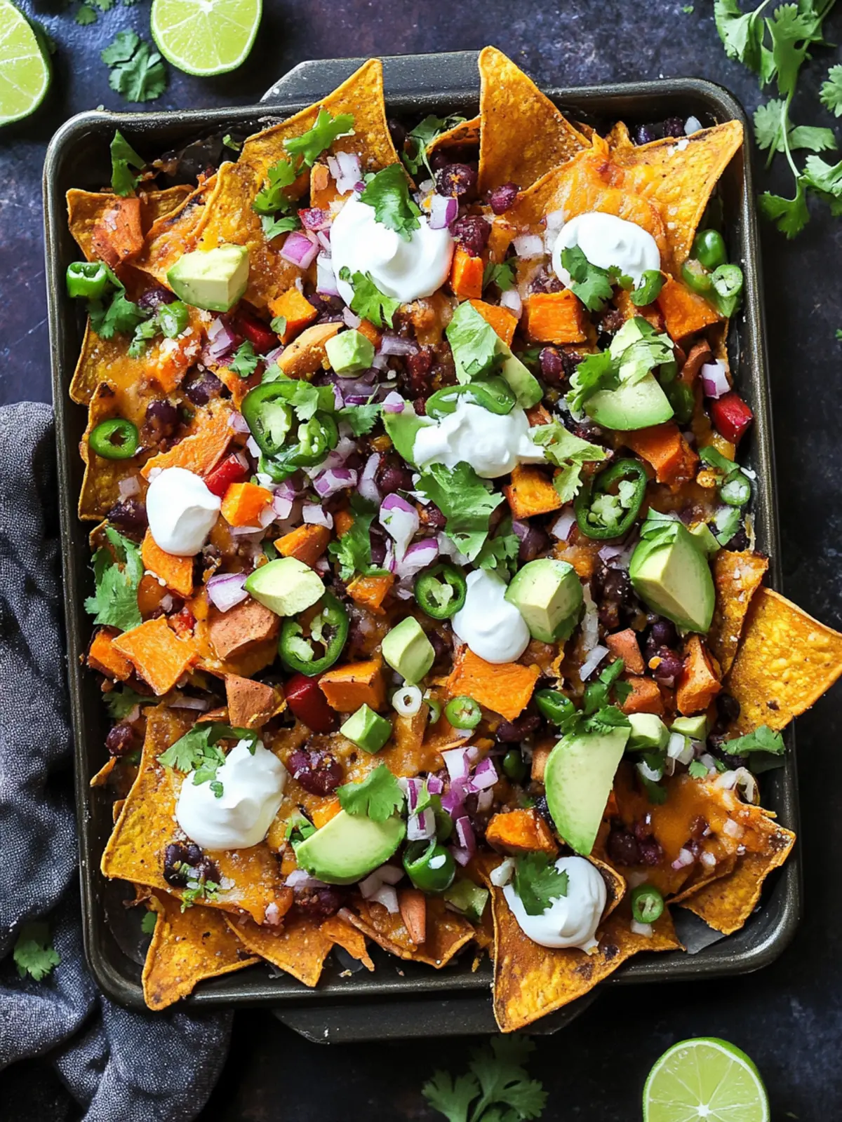 Crispy Sweet Potato Nachos