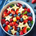 4th of July Red White and Blue Fruit Salad