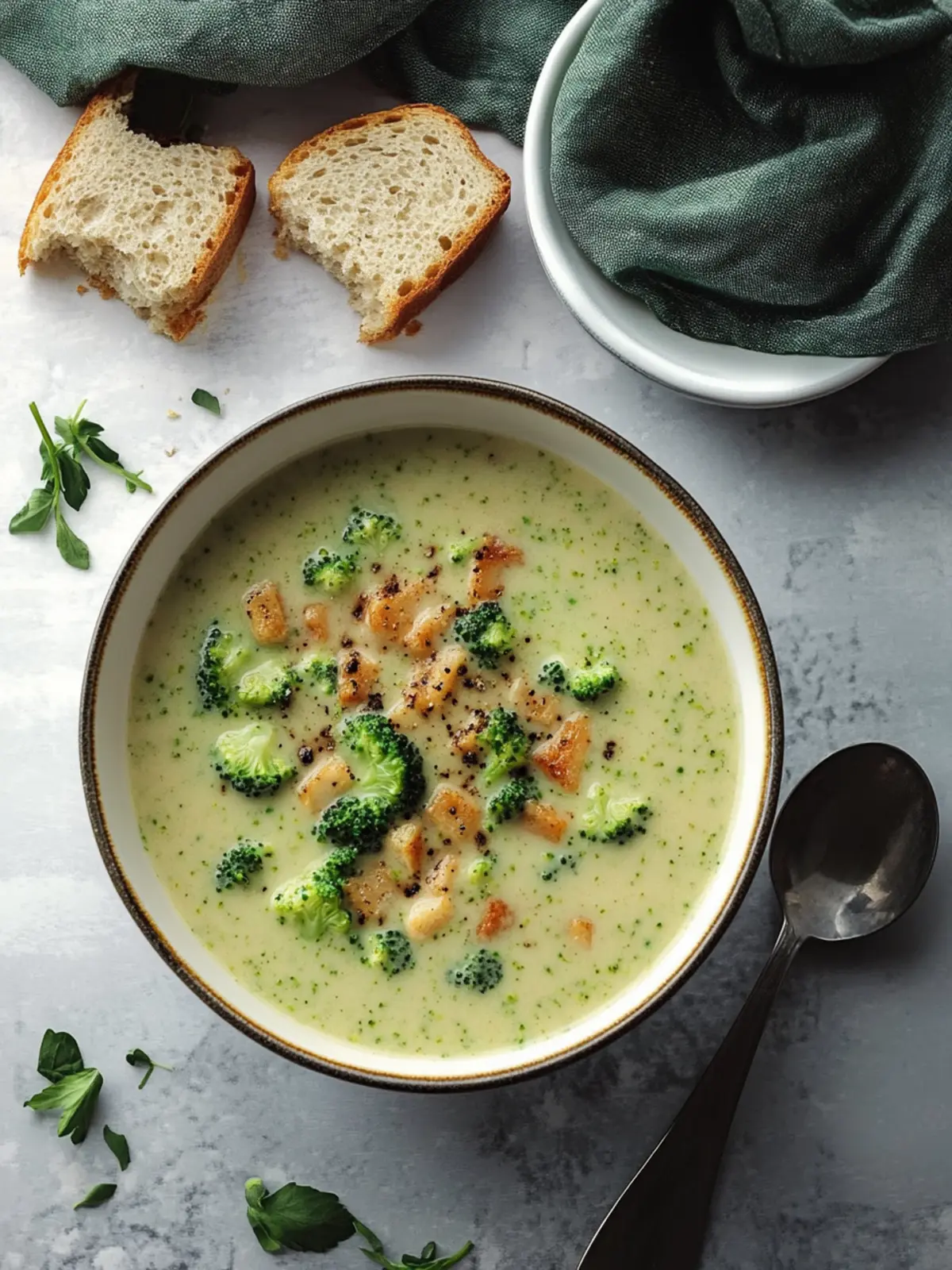 Smoked Gouda Broccoli Soup