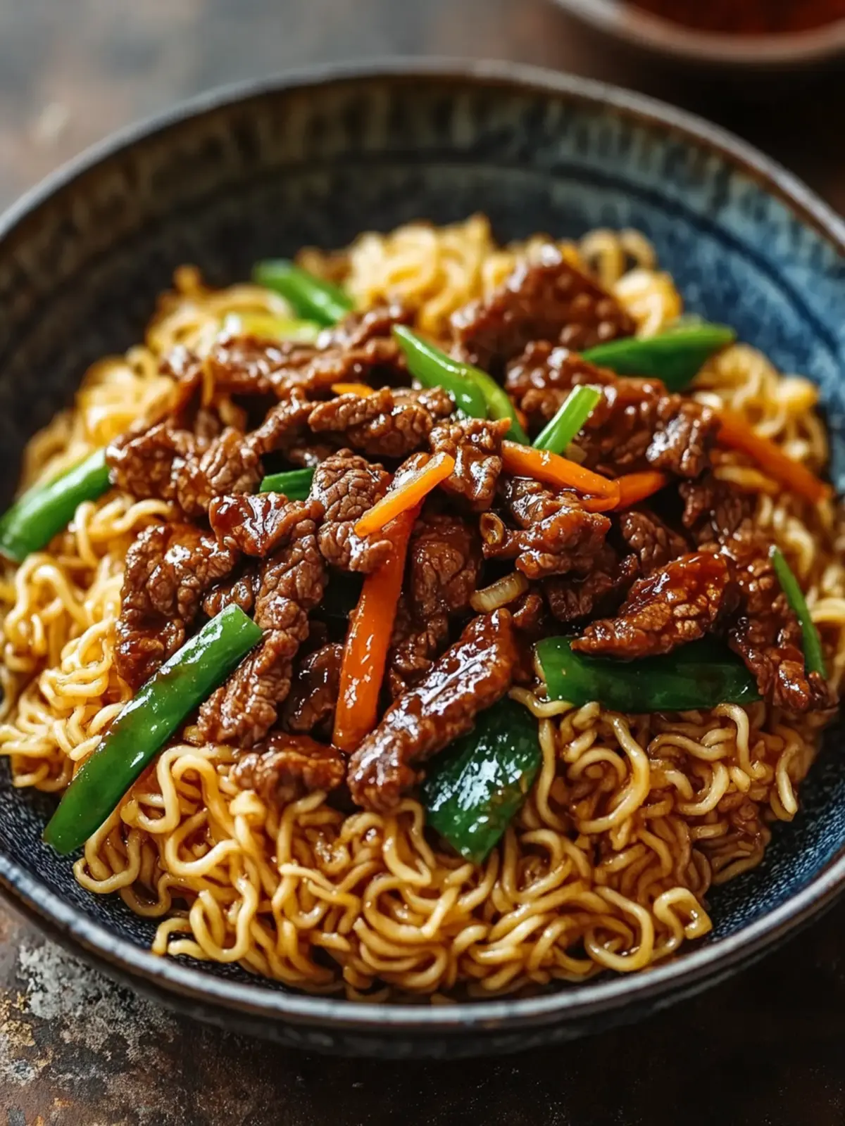 Crispy Beef Pan-Fried Noodles