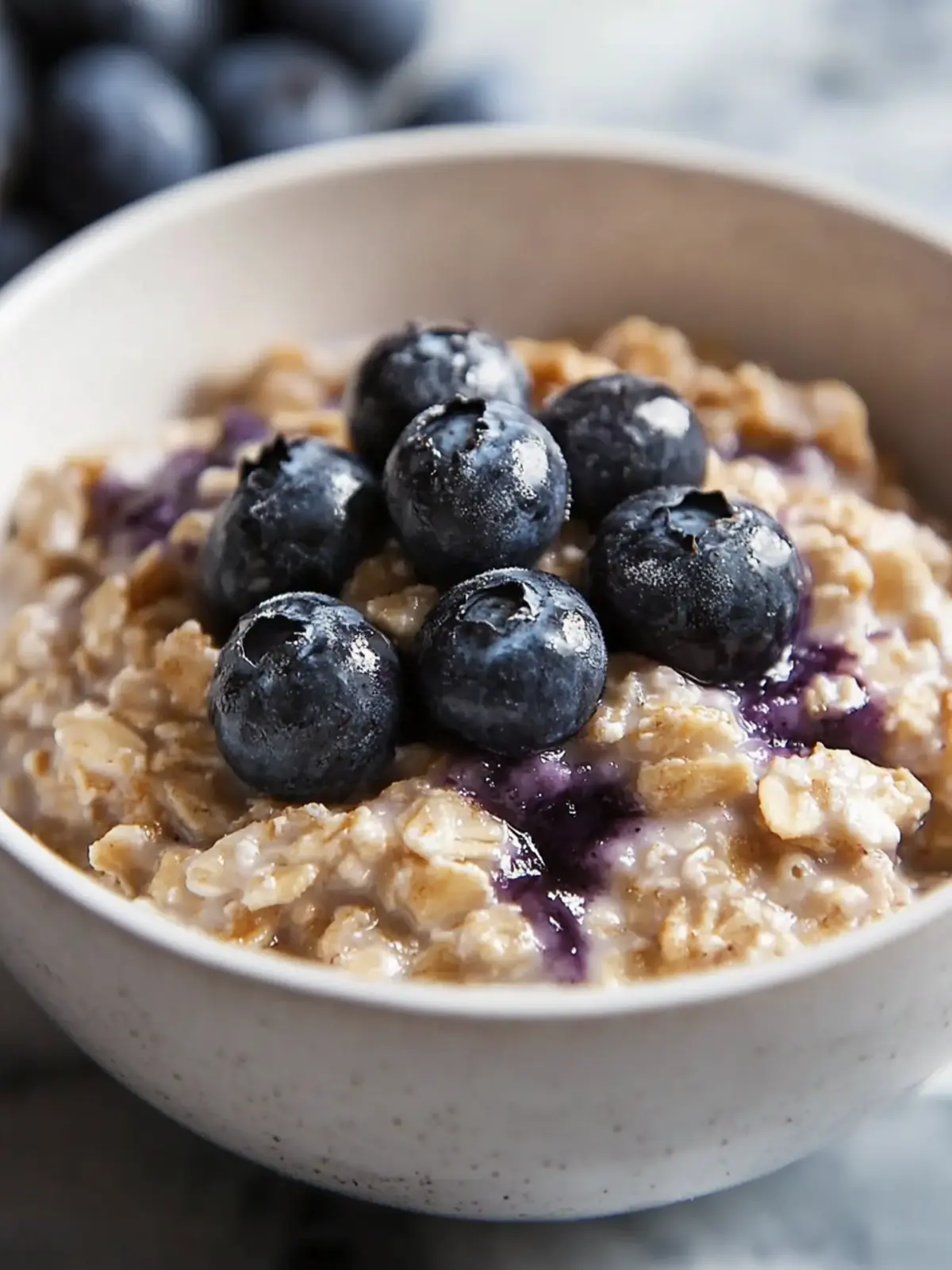 Blueberry Slow-Cooker Oatmeal