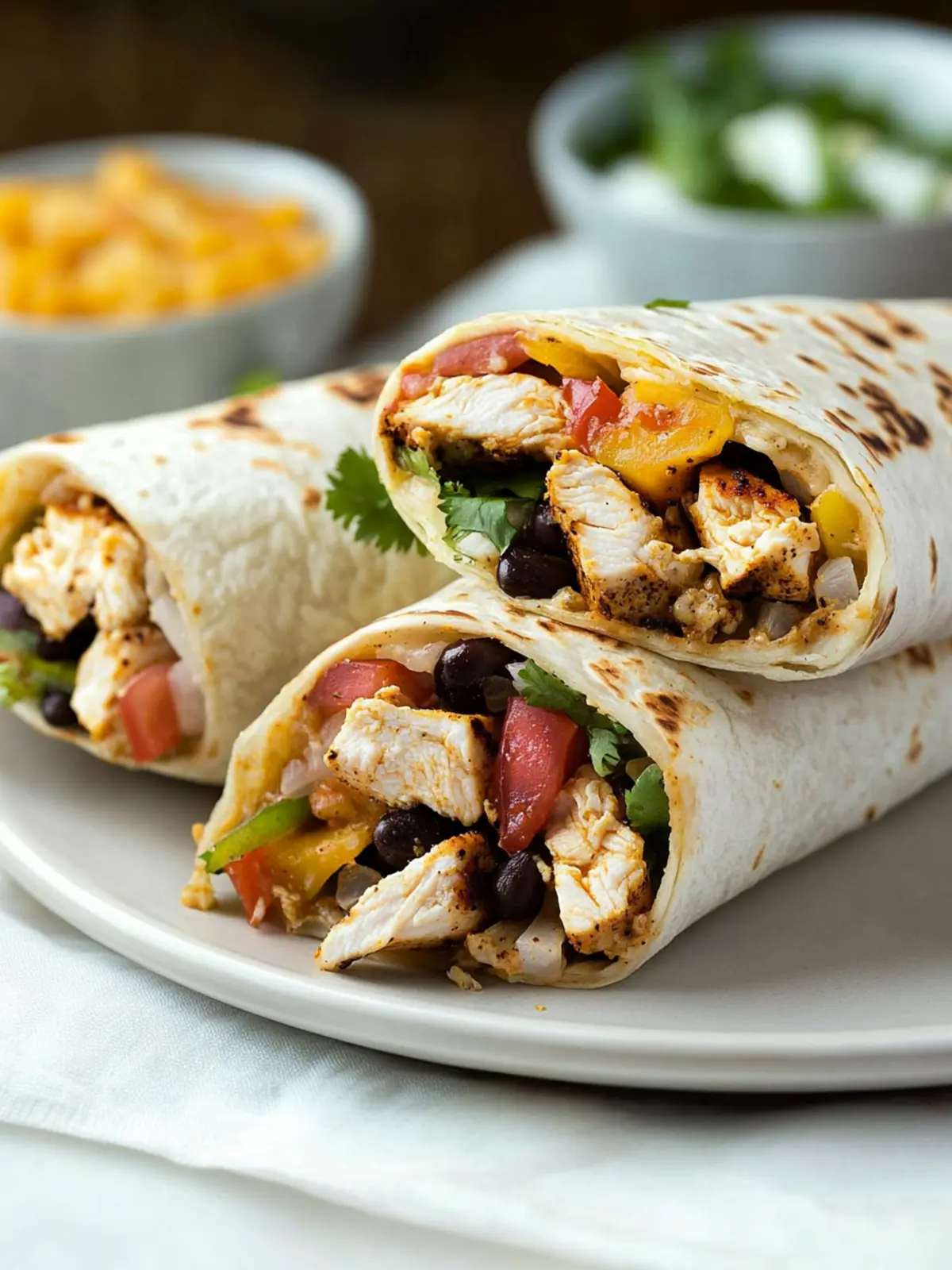 Chipotle Ranch Grilled Chicken Burrito