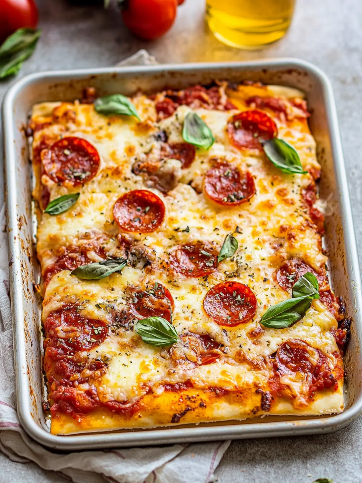 4th of July Best Sheet Pan Pizza Recipe