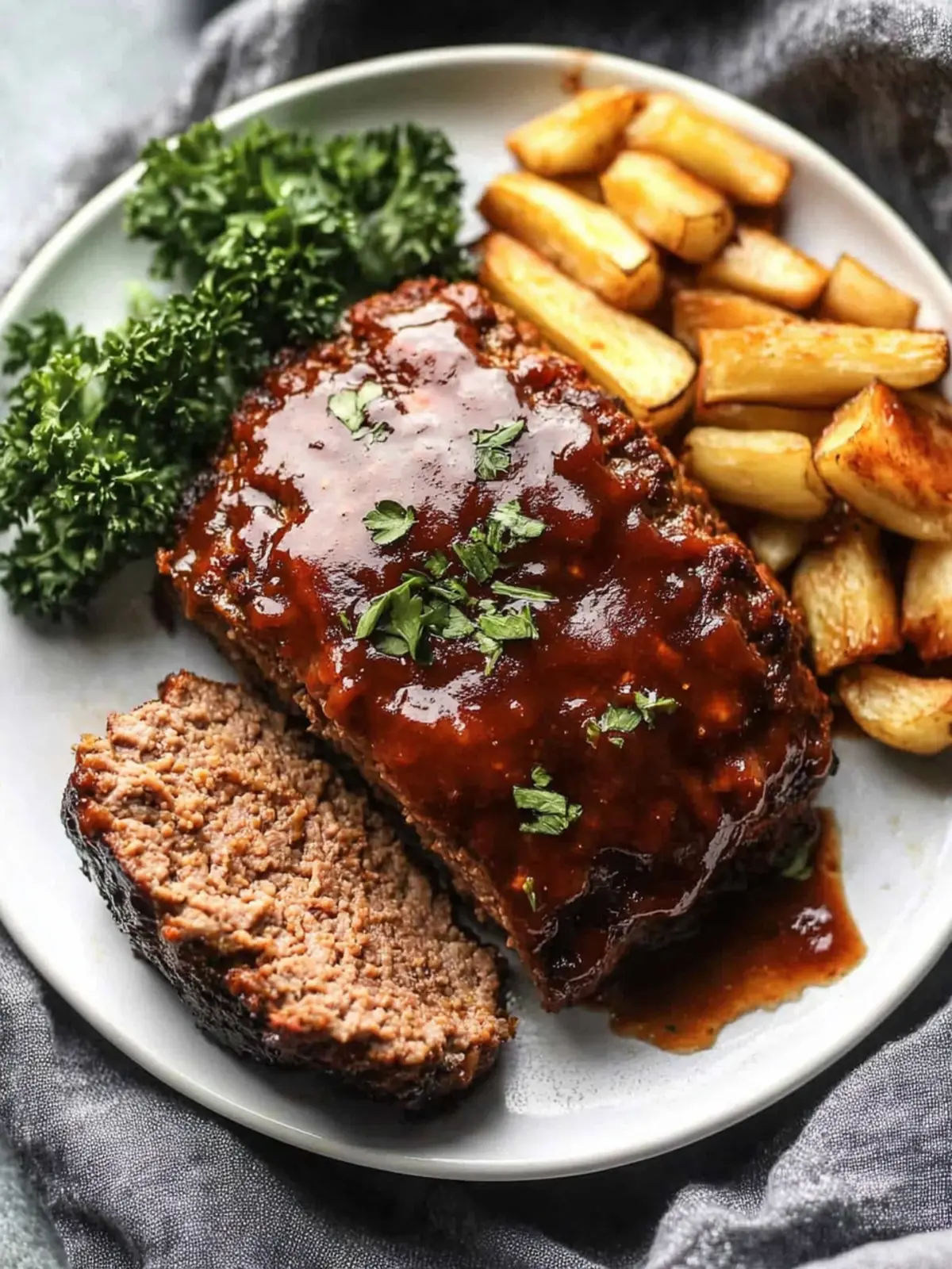 Easy Newlywed Recipes for Two Sheet Pan BBQ Meatloaf Dinner by Budget Bytes