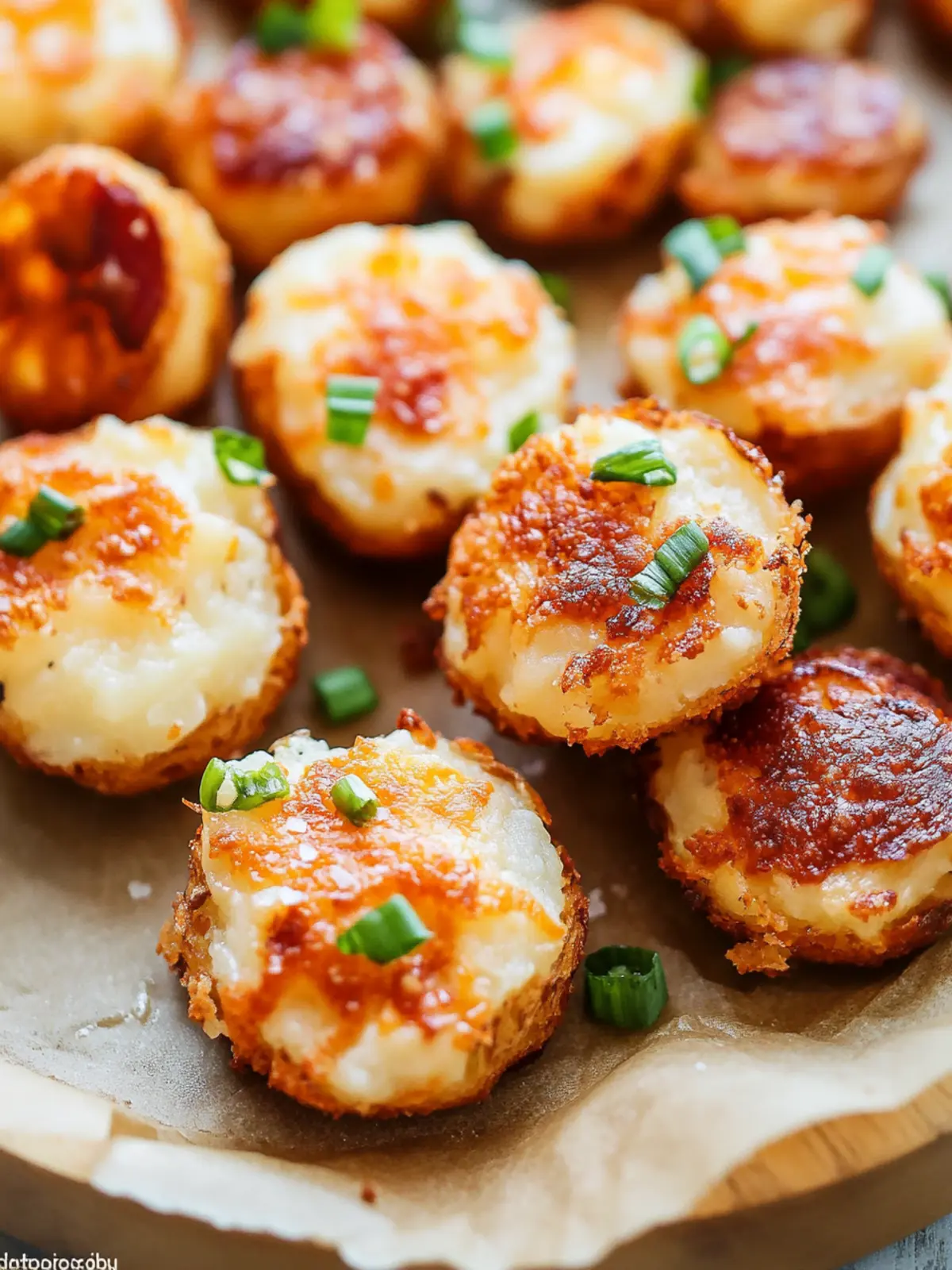 4th of July Cheesy Potato Bites